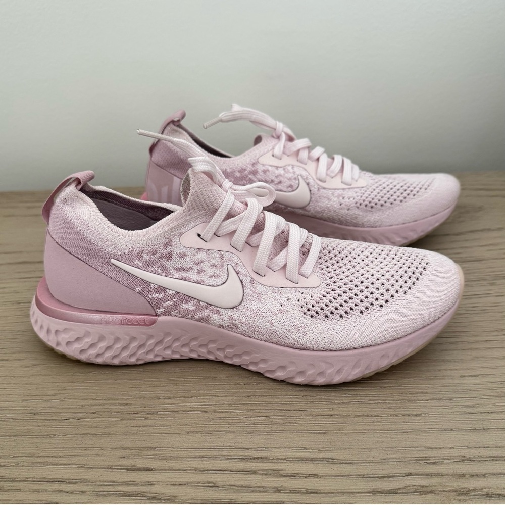 Nike Women's Flyknit Epic React Pink Running Shoes
